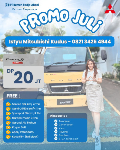 Special Promo Mitsubishi Canter grobogan 2025